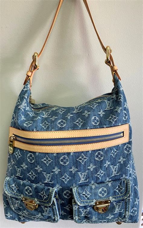 denim monogram louis vuitton|louis vuitton monogram denim baggy.